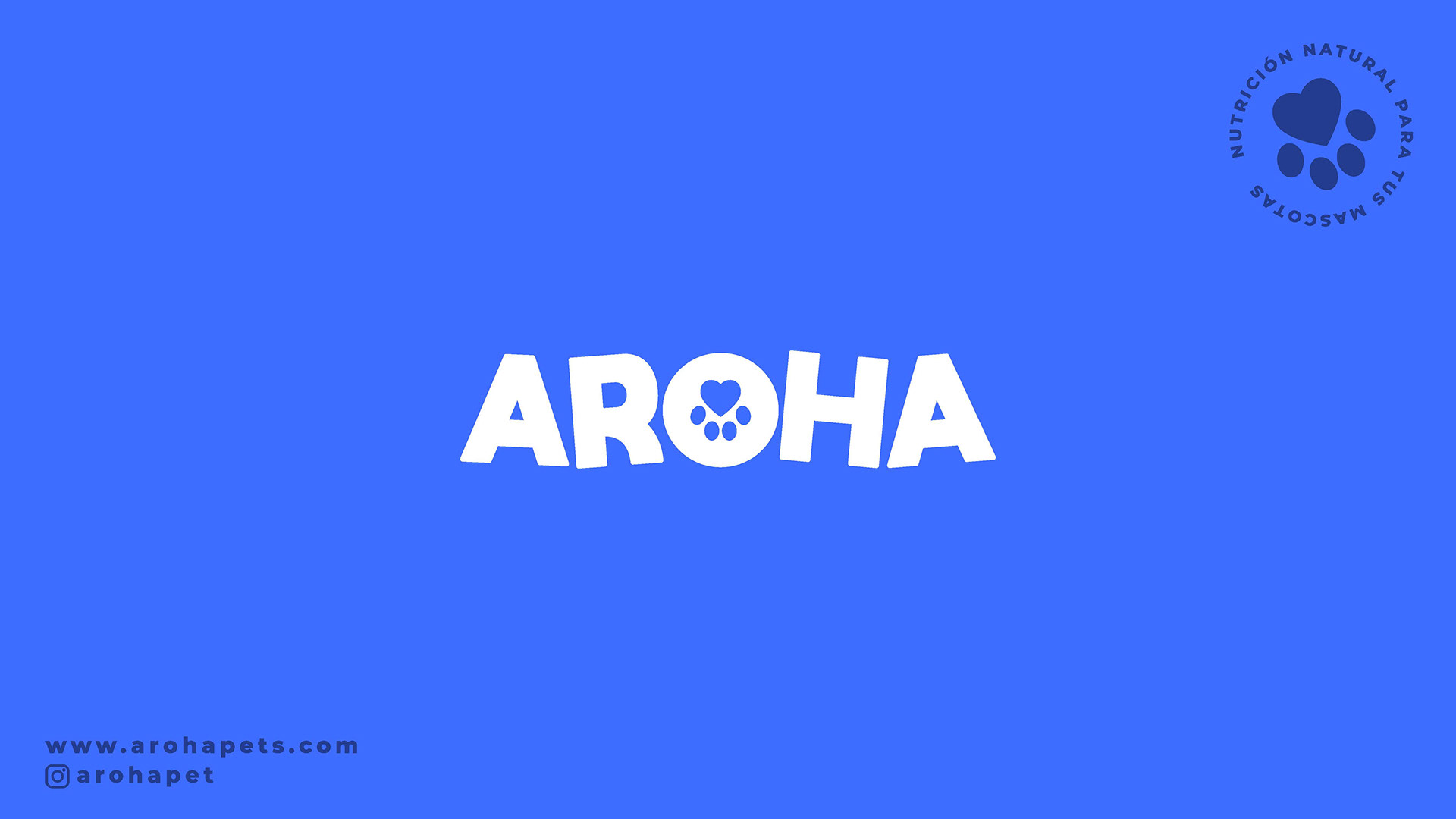 Branding Monoaraña - Aroha Pets