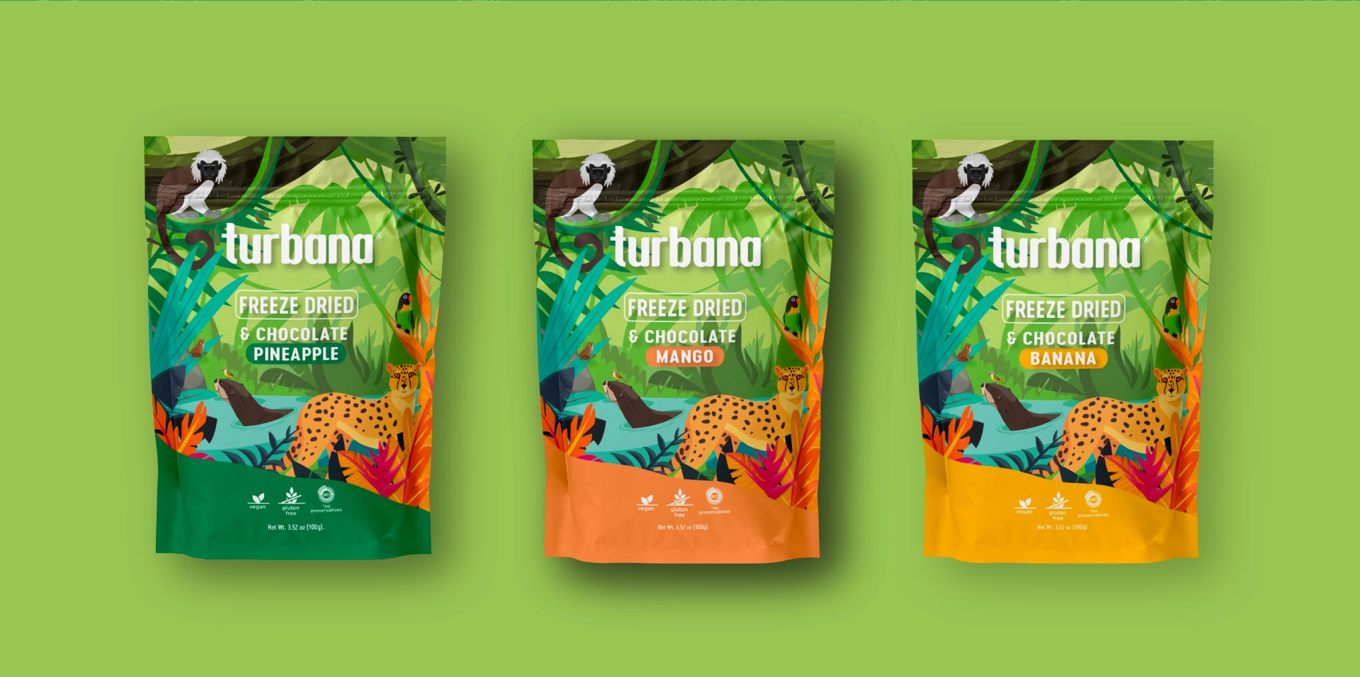 Branding Monoaraña - turbana alimentos
